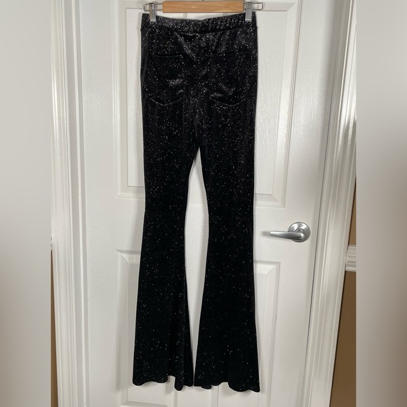 NEW SAINTS & HEARTS sparkle sequin trouser - volume in black Small NWT - Picture 5 of 12